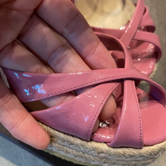 Gucci Vernice microguccissima espadrilles - Picture 8 of 10